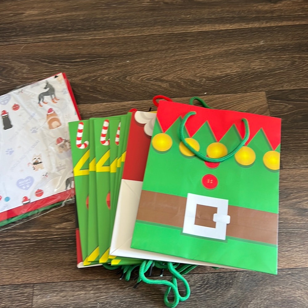 Christmas Bags and Tissue